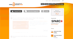 Desktop Screenshot of openaccessweek.org
